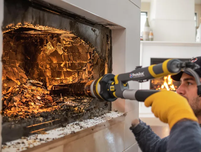 Professional chimney cleaning by Lancaster Chimney Sweep in Lancaster, OH