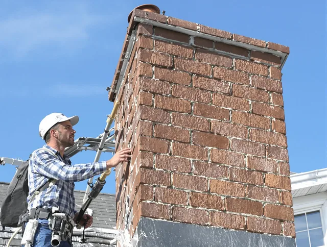 Brickwork for a chimney rebuild by Lancaster Chimney Sweep in Lancaster, OH