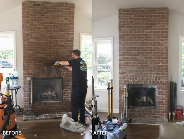 Finished chimney sweeping service by Lancaster Chimney Sweep in Lancaster, OH