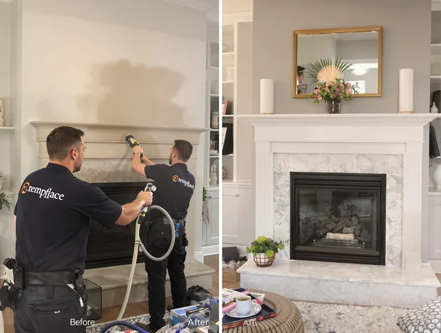 Professional soot removal by Lancaster Chimney Sweep team in Lancaster, OH
